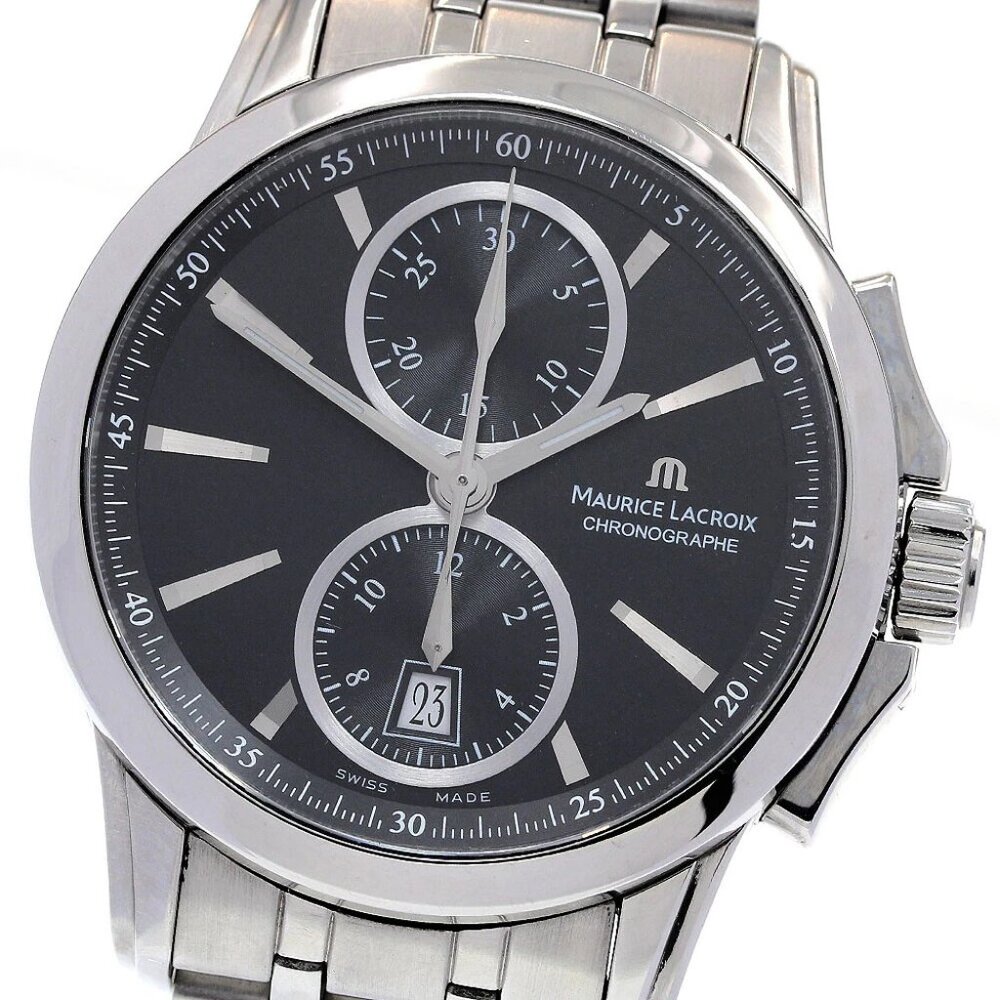 MAURICE LACROIX Pontos Chronograph Black Dial Automatic Men's